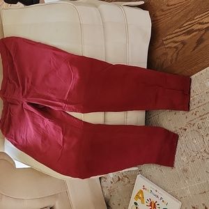 Burgundy stretch legging size XL
